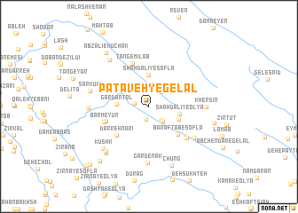 map of Pātāveh-ye Gelāl