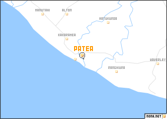 map of Patea