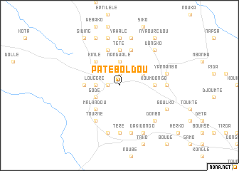 map of Paté Boldou