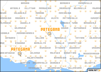 map of Pategama