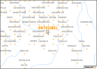 map of Pate Gibel