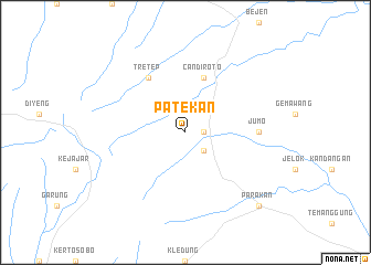 map of Patekan