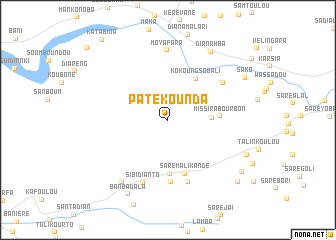 map of Patékounda