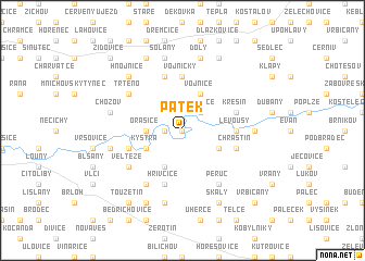 map of Pátek