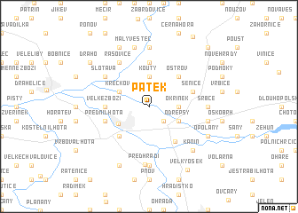 map of Pátek