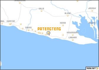 map of Patengteng