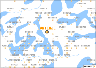 map of Patenje