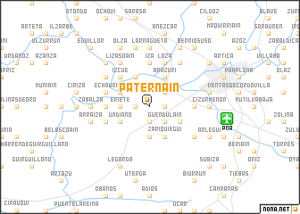 map of Paternáin