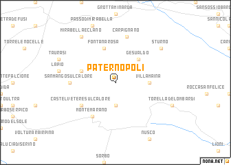 map of Paternopoli