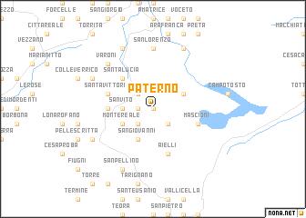 map of Paterno