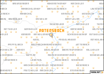 map of Patersbach