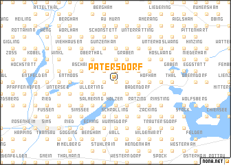 map of Patersdorf