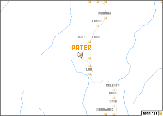 map of Patér