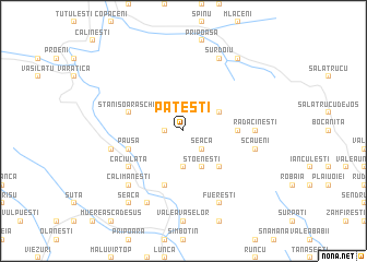 map of Păteşti