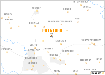 map of Patetown