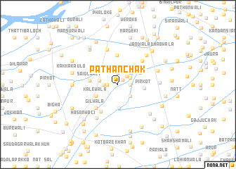 map of Pathān Chak