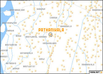 map of Pathānīwāla