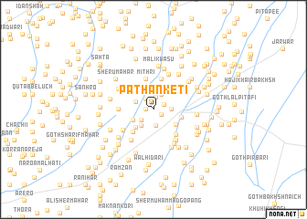 map of Pathān Keti