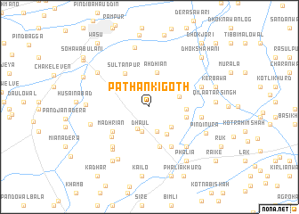 map of Pathān ki Goth