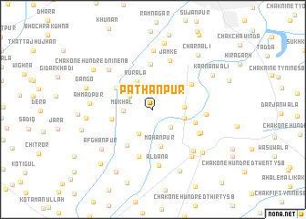 map of Pathānpur