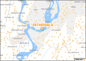 map of Pathanwāla