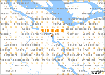 map of Pātharbāria