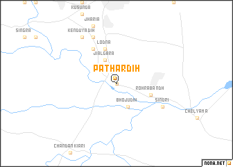 map of Pāthardih
