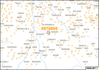 map of Pathāre