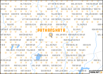 map of Pātharghāta