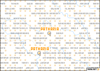 map of Pāthāria