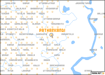 map of Pāthārkāndi