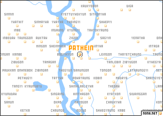 map of Pathein