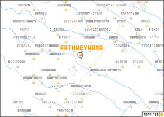 map of Pathwè Ywama