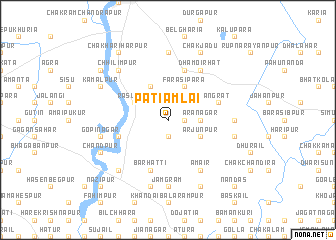 map of Pāti Āmlāi