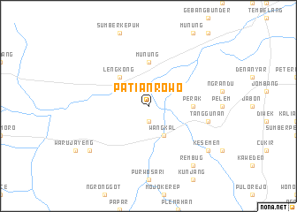 map of Patianrowo