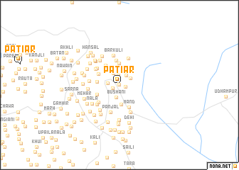 map of Patiār