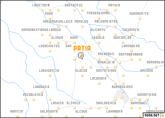 map of Patía