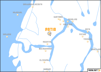 map of Patía