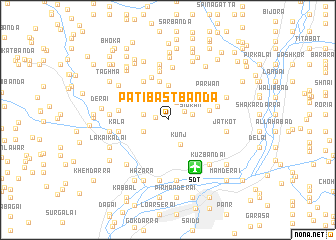 map of Patībast Bānda