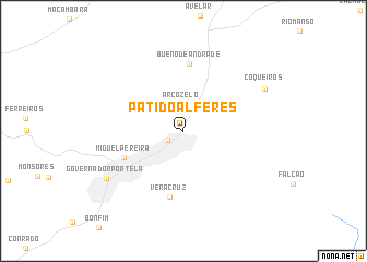 map of Pati do Alferes