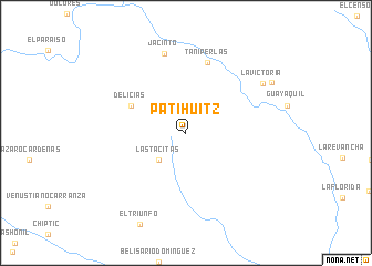 map of Patihuitz
