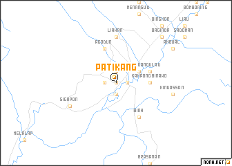 map of Patikang