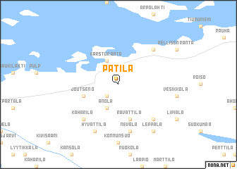 map of Pätilä