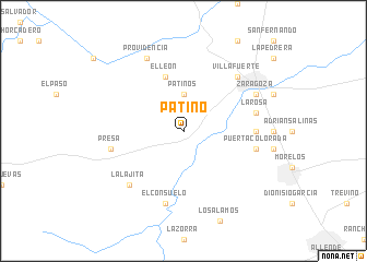 map of Patiño