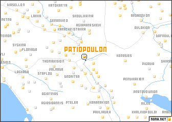 map of Patiópoulon