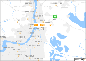 map of Pātipukur