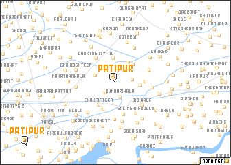 map of Pātīpur