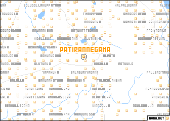 map of Patirannegama