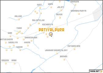 map of Patiyālpura