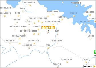 map of Patizia